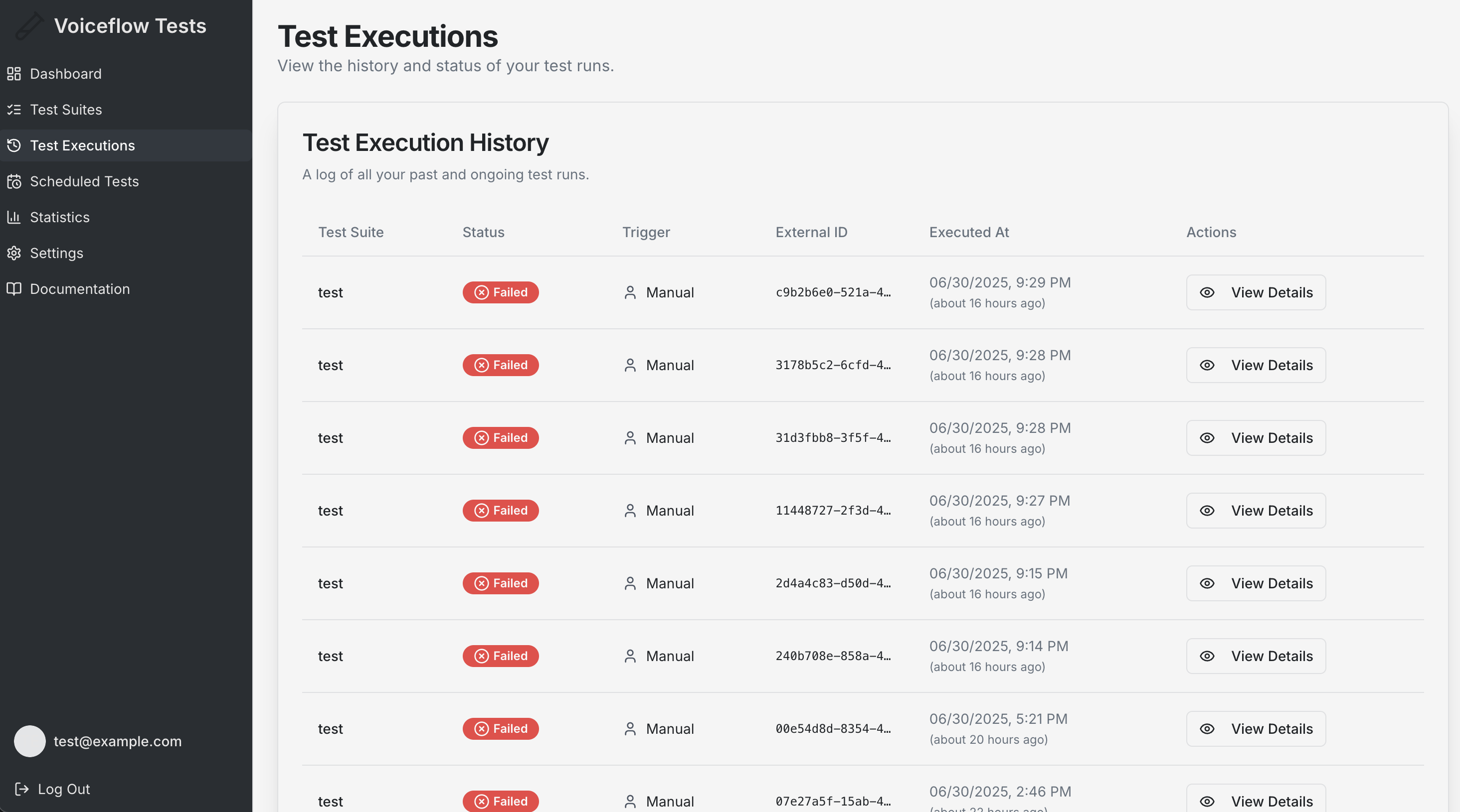 Test Execution