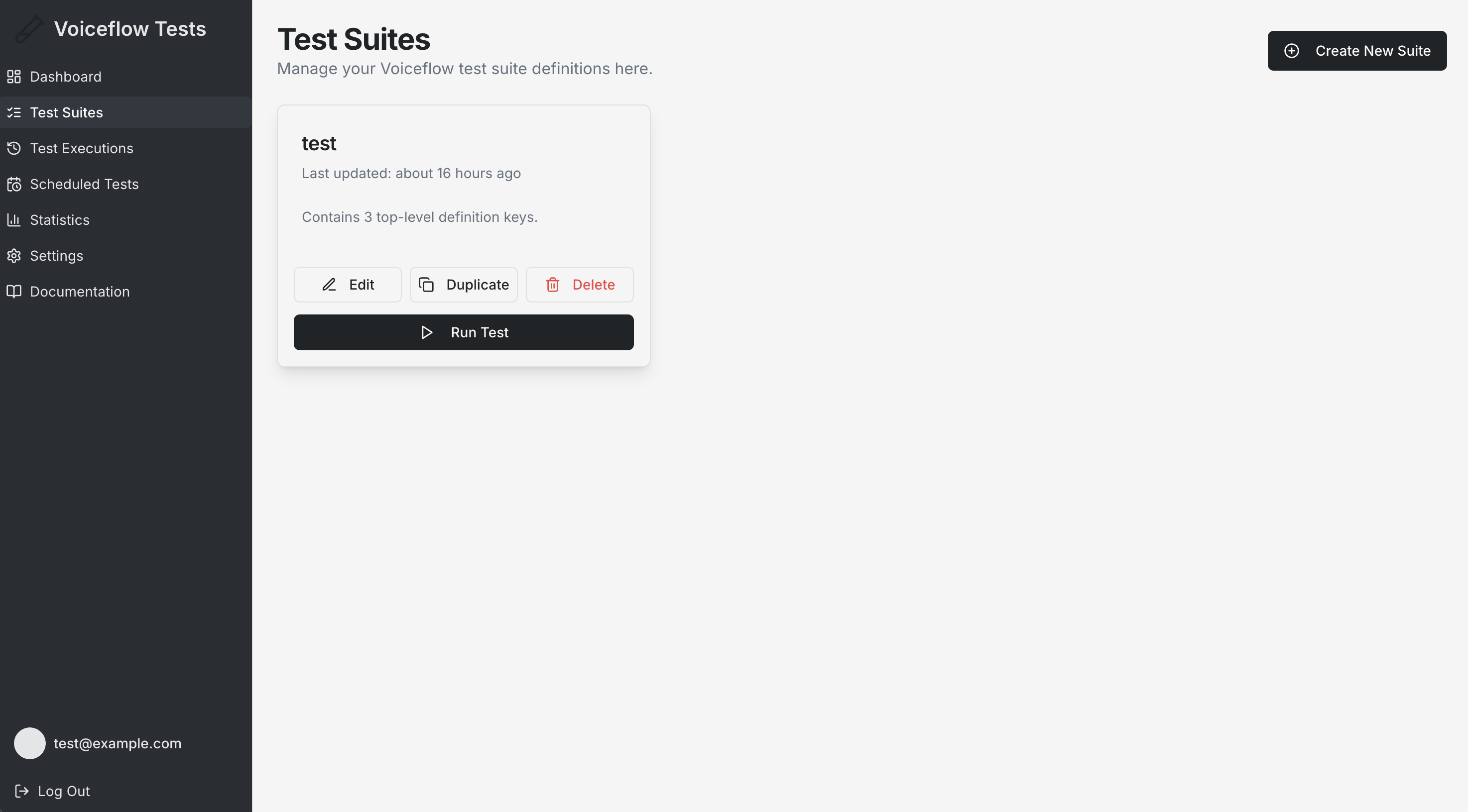 Test Suite