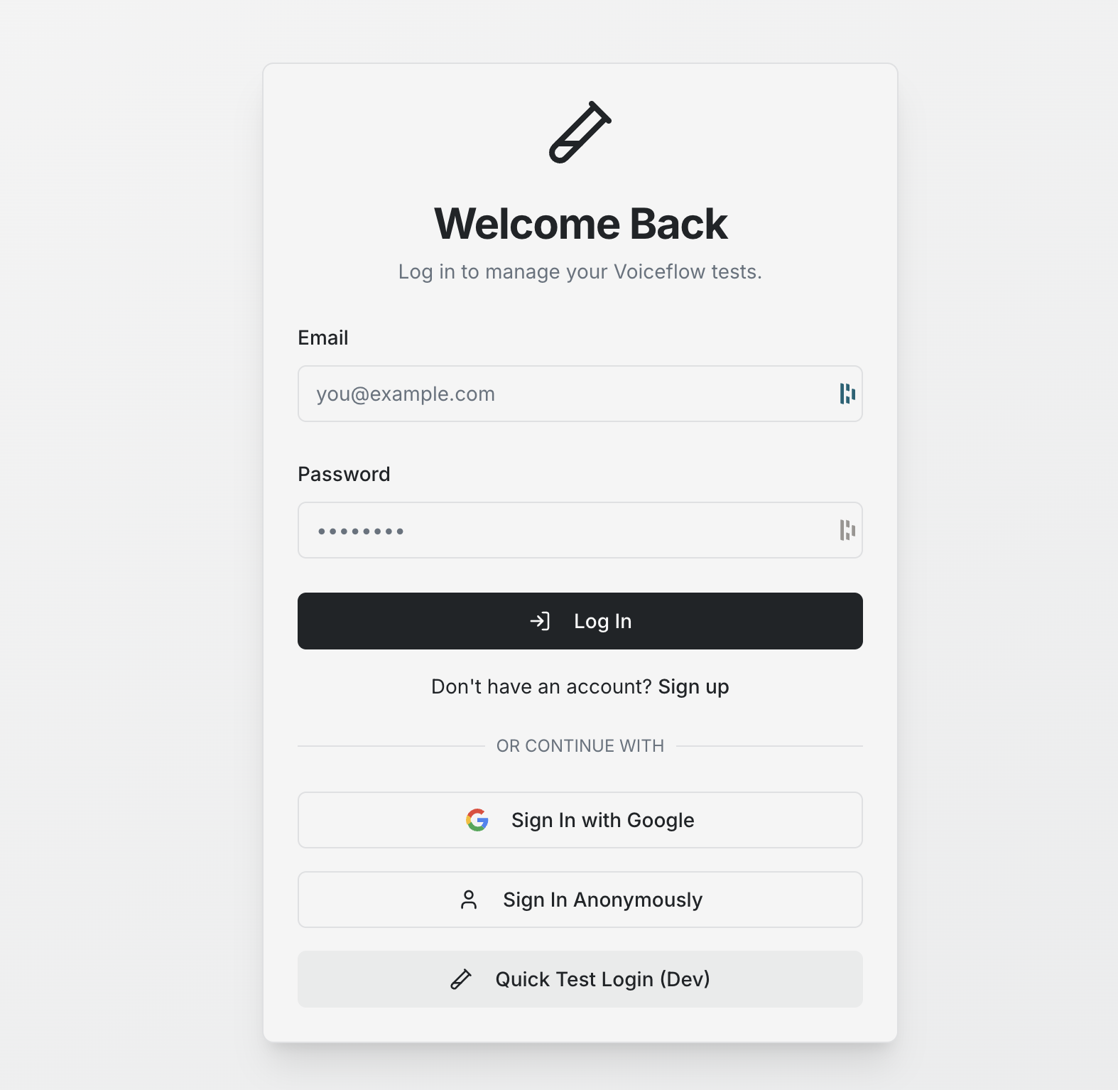 User Authentication